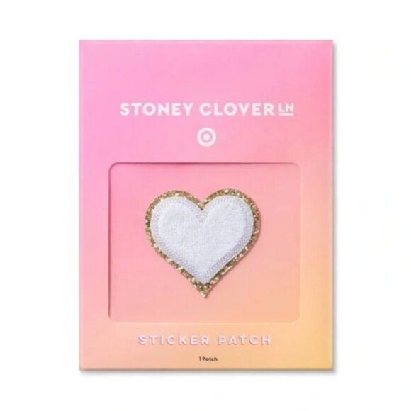 NEW Stoney Clover Lane x Target White Heart Patch - Picture 2 of 4